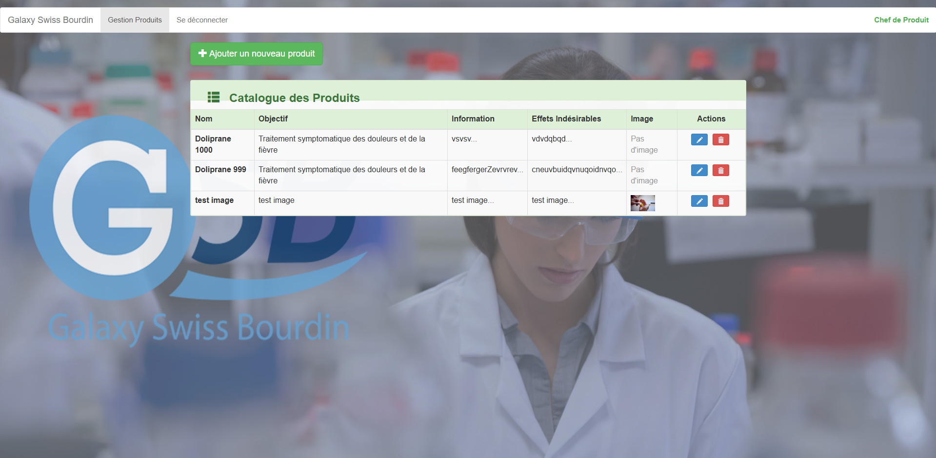 Capture GSB Extranet